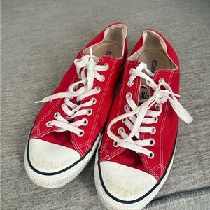 Converse Classic Red Canvas Sneakers